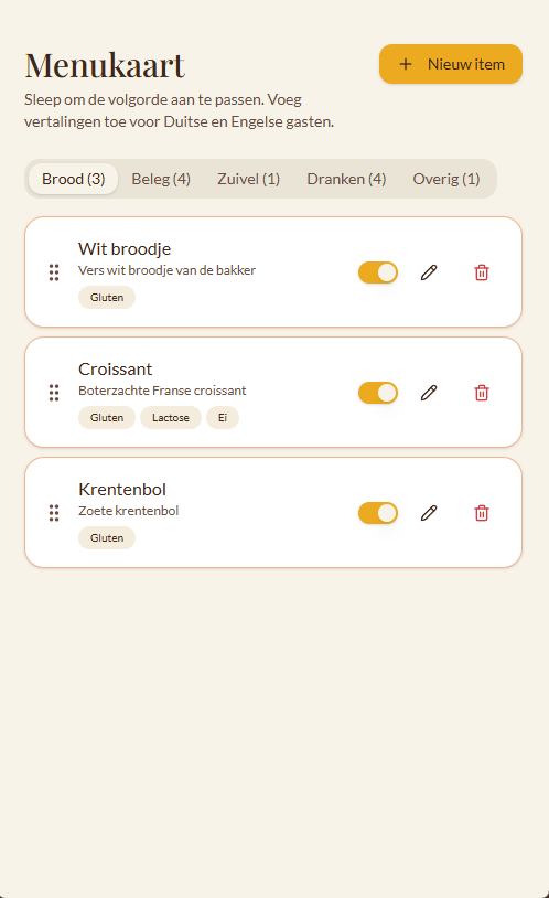Jouw ontbijt. Jouw regels.
